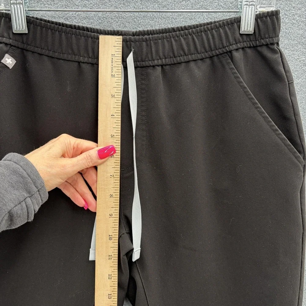 FIGS Scrub Pants Mens Small Black Tansen Jogger Elastic Waist Pull On Medical
